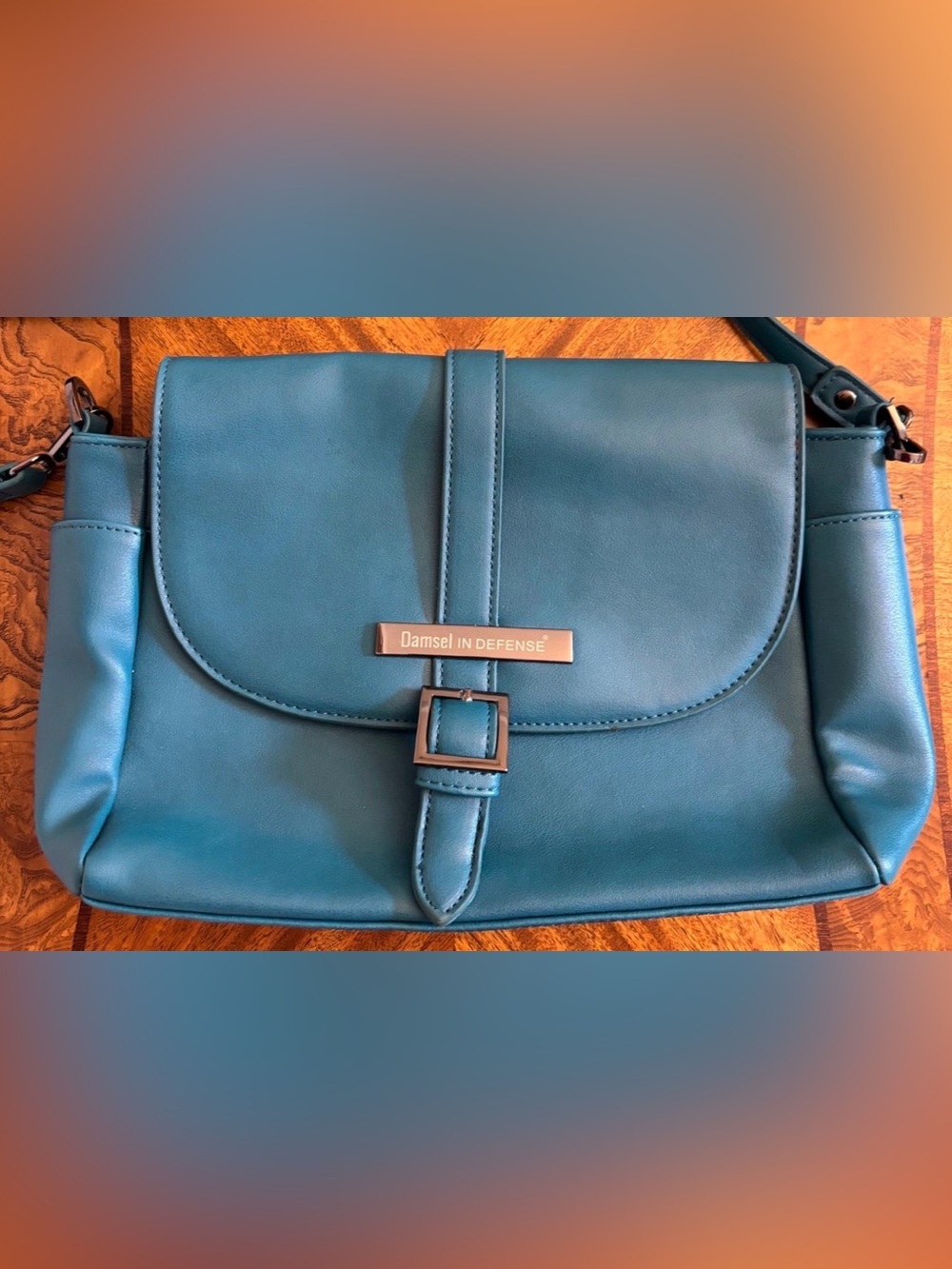 Damsel in Defense Teal Carry Conceal Crossbody Bag
